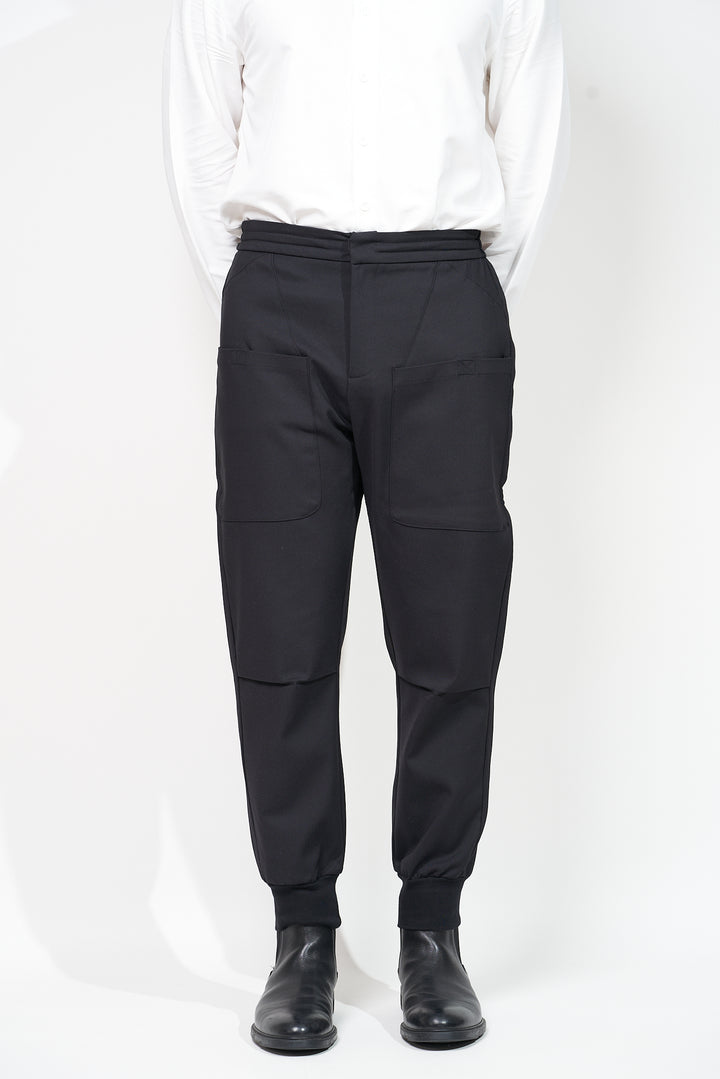 Stealth Black Tech Track Pants