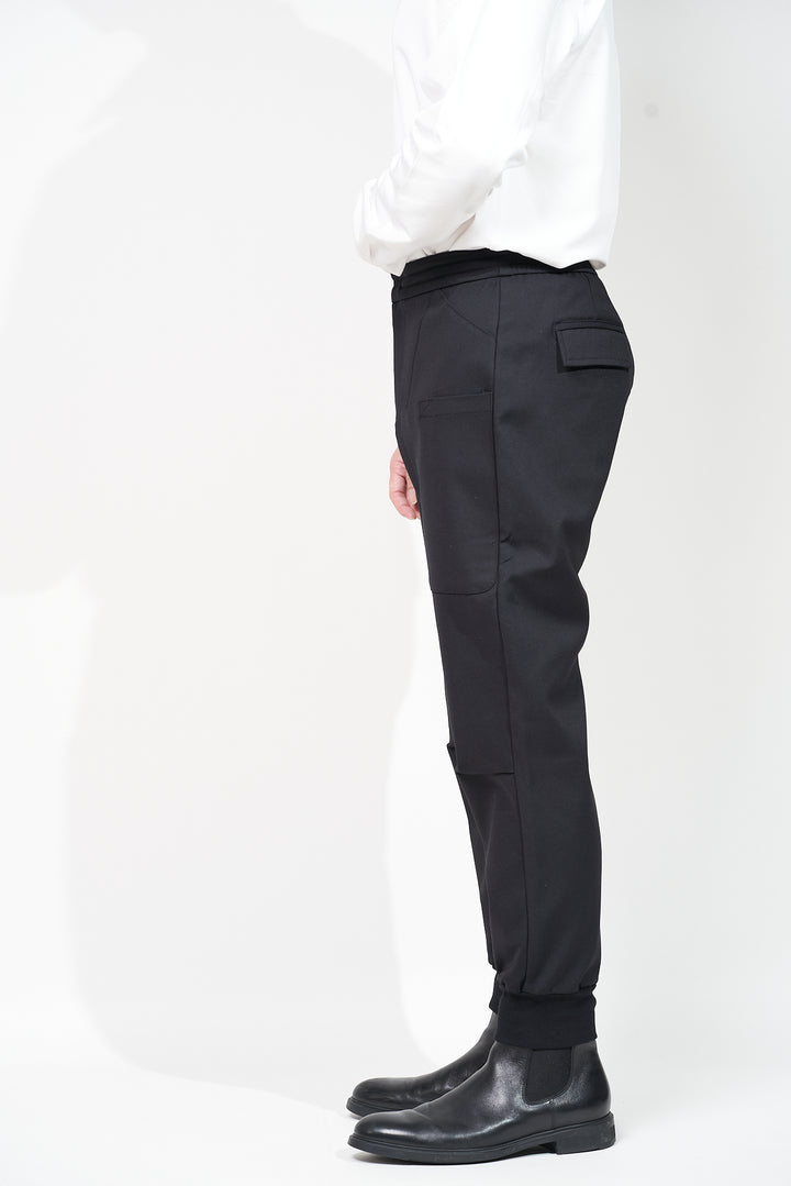 Stealth Black Tech Track Pants