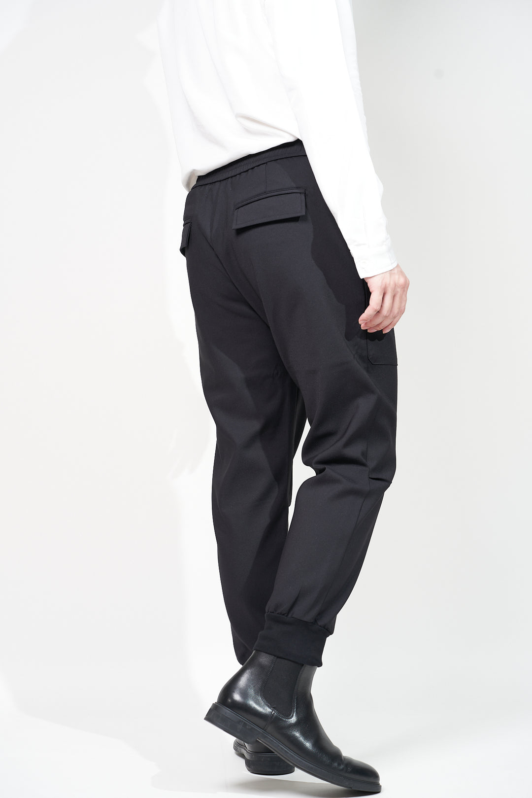 Stealth Black Tech Track Pants