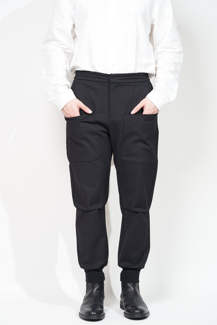 Stealth Black Tech Track Pants