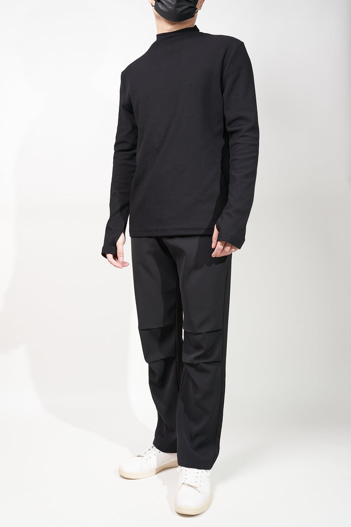 Tokyo A:M Ribbed Mock Neck