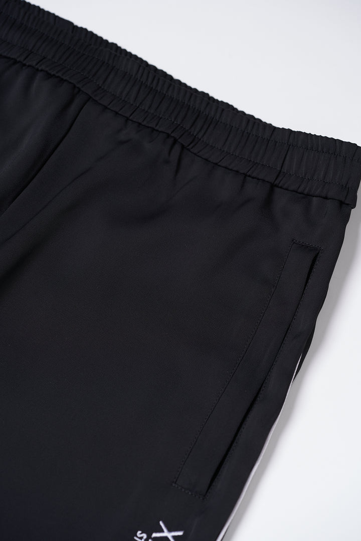 Light & Shadow Collection Essential Black Track Pants