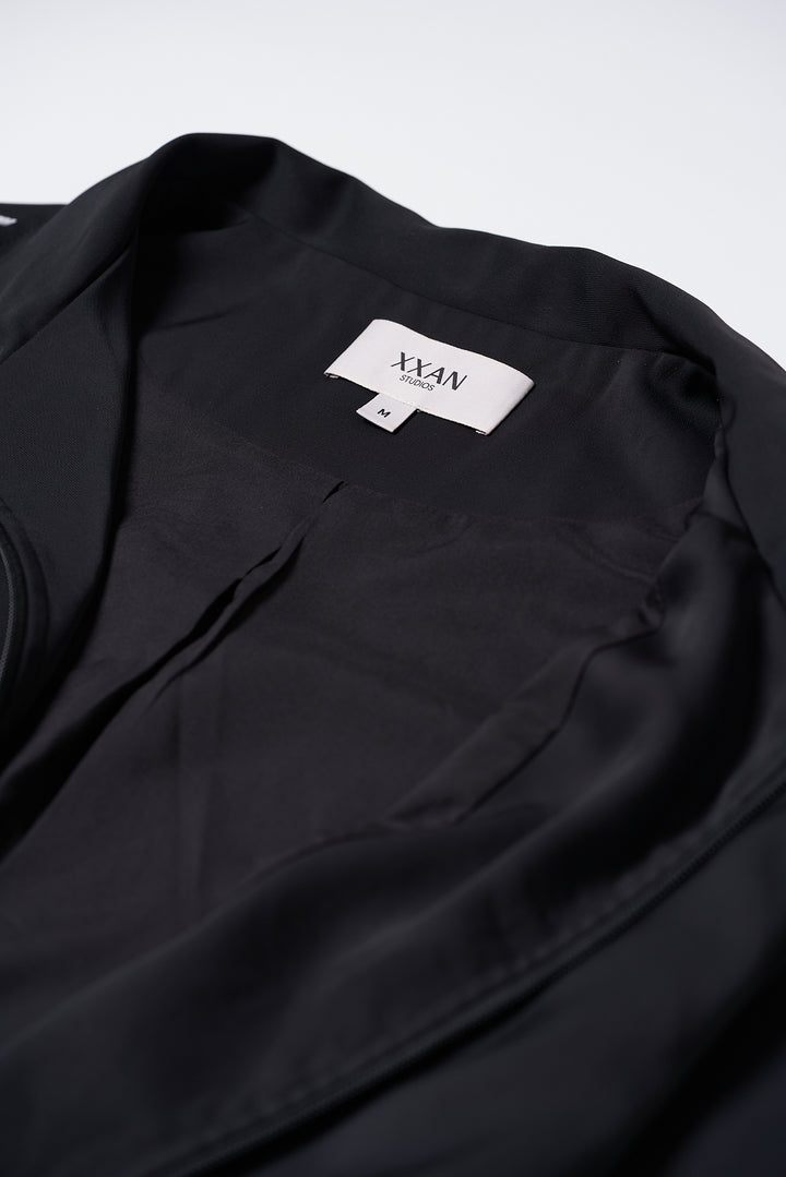 Light & Shadow Collection Essential Black Track Jacket