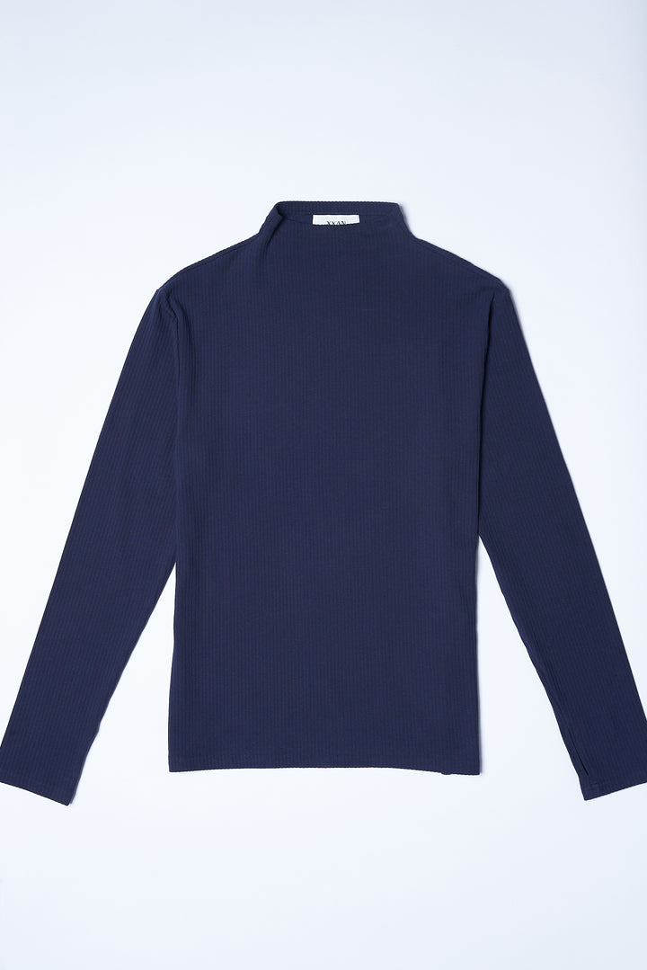 Tokyo A:M Ribbed Mock Neck