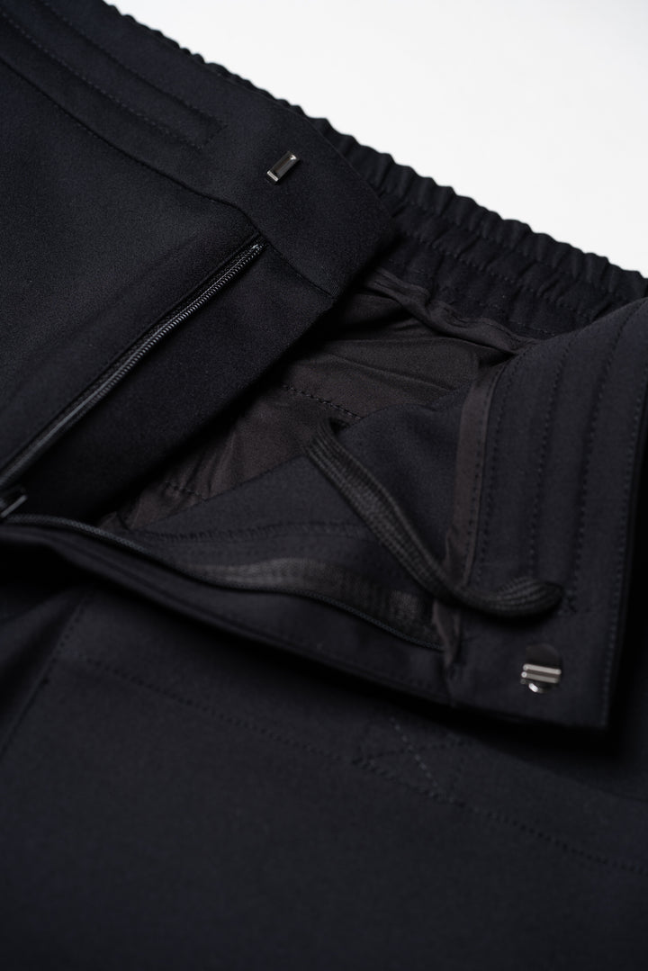 Stealth Black Tech Track Pants