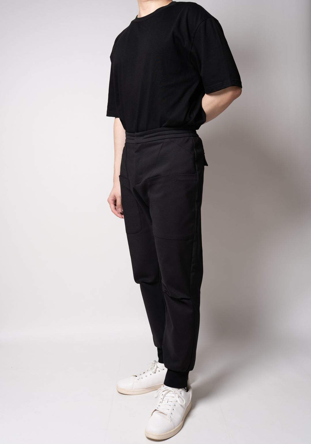 Stealth Black Tech Track Pants